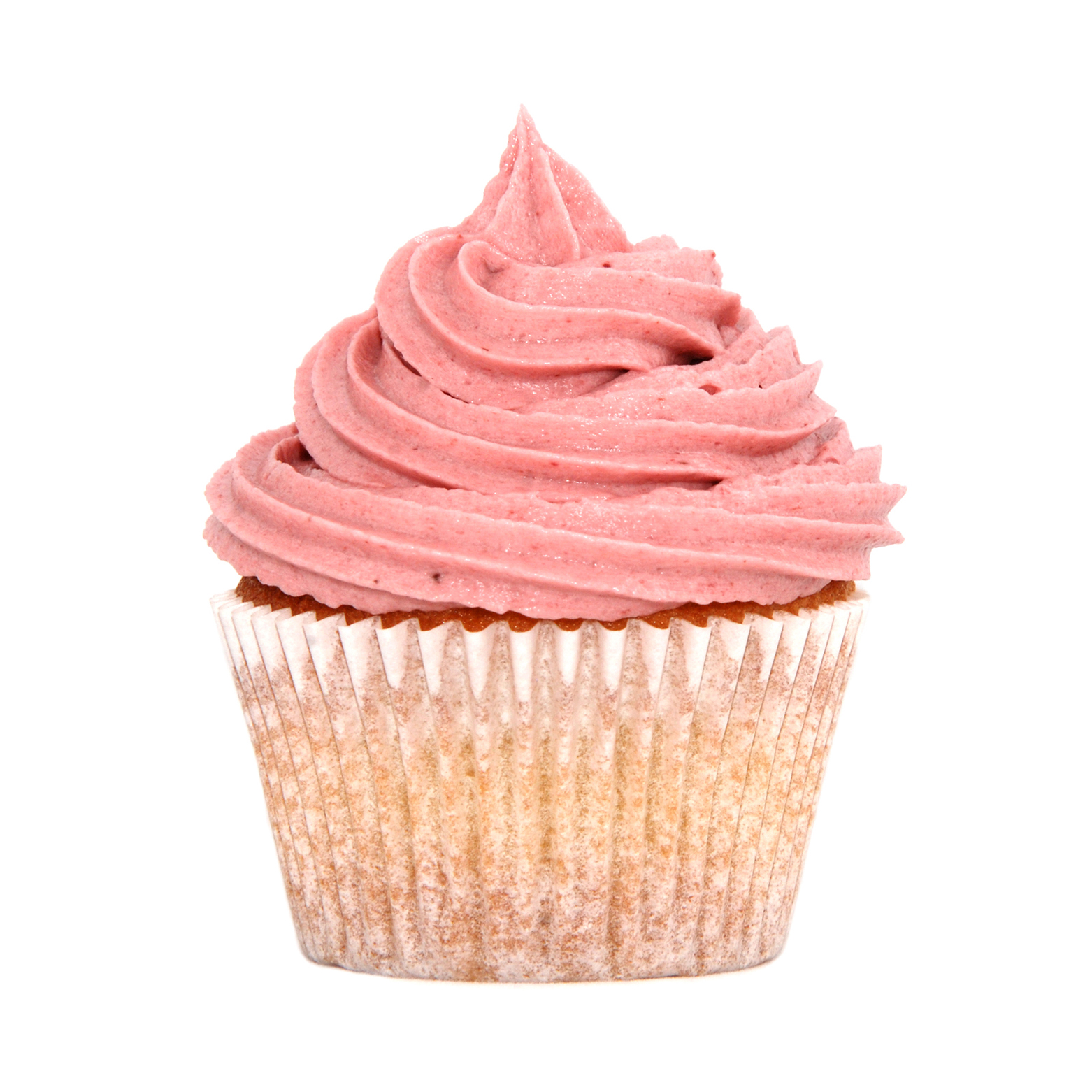 GUAVA CUPCAKE WITH STRAWBERRY FROSTING